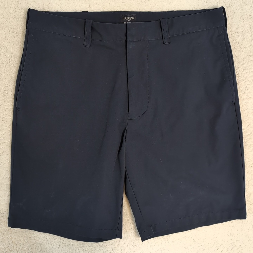 J. Crew Mens Sz 31 Blue 9" Inseam Shorts w/Pockets 100% Polyester Lightweight
